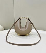 Fendi Fendigraphy Mini Beige Bag 20x13x7.5cm - 1