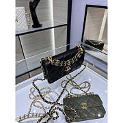 Chanel 22 Bag Black Caviar Flap 19cm - 3