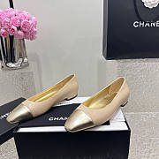Chanel Ballerina Flat Beige Gold - 3