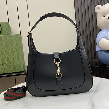 Gucci Jackie Small Shoulder Bag Black 27.5x19x4cm