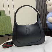 Gucci Jackie Small Shoulder Bag Black 27.5x19x4cm - 4