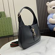 Gucci Jackie Small Shoulder Bag Black 27.5x19x4cm - 3