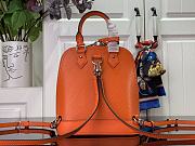 Louis Vuitton LV Alma Backpack Orange 15 x 20 x 10 cm - 2