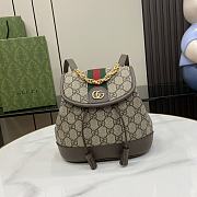 Gucci Ophidia Mini Backpack Beige Ebony 20.5x20x12cm - 1