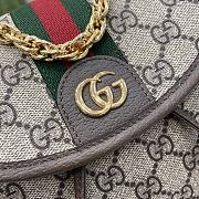 Gucci Ophidia Mini Backpack Beige Ebony 20.5x20x12cm - 4