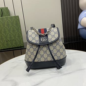 Gucci Ophidia Mini Backpack Blue Ebony 20.5x20x12cm