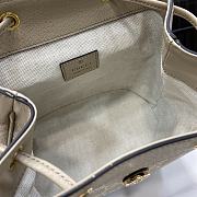 Gucci Ophidia Mini Backpack Beige White 20.5x20x12cm - 3