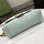 Gucci GG Marmont Small Shoulder Bag Pale Green 26x13x6cm - 3