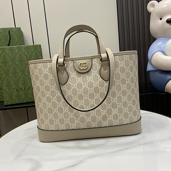 Gucci Ophidia GG Mini Tote Bag Beige 31x25x13cm