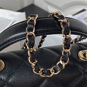 Chanel Box Bag Calfskin Gold Black 25x18x11.5cm - 4