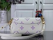 Louis Vuitton LV Favorite White Purple Bag 24 x 14 x 9 cm - 5