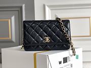 Chanel 24P Woc Black Lambskin Gold 19cm - 1