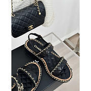 Chanel Lambskin Sandals Black - 4