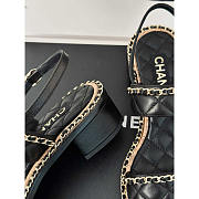 Chanel Lambskin Sandals Black - 2