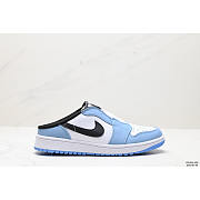 Air Jordan Mule Golf Shoes Blue - 1