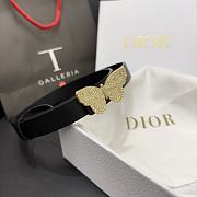 Dior Belt Black Gold 2cm - 1