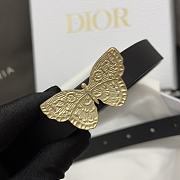 Dior Belt Black Gold 2cm - 2