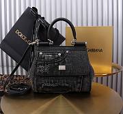 Dolce & Gabbana Medium Sicily Handbag Denim 20x18.5x10cm - 1