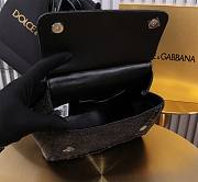 Dolce & Gabbana Medium Sicily Handbag Denim 20x18.5x10cm - 6
