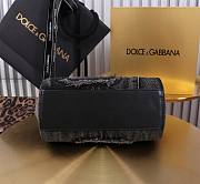 Dolce & Gabbana Medium Sicily Handbag Denim 20x18.5x10cm - 5