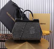 Dolce & Gabbana Sicily Handbag Denim 25x20x12cm - 5