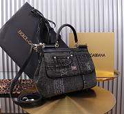 Dolce & Gabbana Sicily Handbag Denim 25x20x12cm - 4
