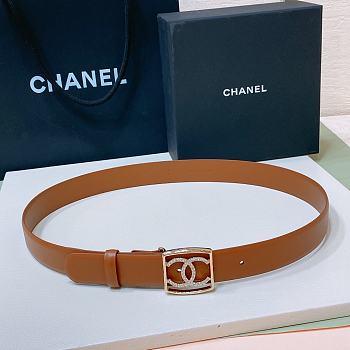 Chanel 24s Brown Belt 3cm