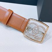 Chanel 24s Brown Belt 3cm - 3