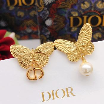 Dior Butterfly Earrings