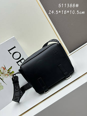 Loewe Messenger Bag Black 24.5x18x10.5cm