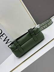 Loewe Messenger Bag Green 24.5x18x10.5cm - 5