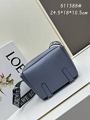 Loewe Messenger Bag Purple 24.5x18x10.5cm - 1