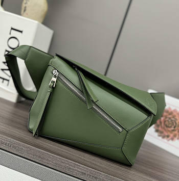 Loewe Small Puzzle Bumbag Green 24x16x10.5cm