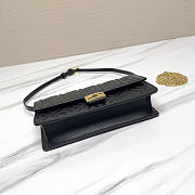 Fendi Baguette Bag Black Chain 21x5x11.5cm - 2