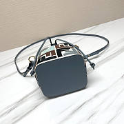 Fendi Mon Tresor Multicolor Canvas Mini Bag 18x12x10cm - 6