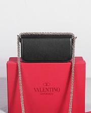 Valentino Garavani Locò Leather Black Bag 20x11x5cm - 4