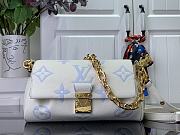 Louis Vuitton LV Favorite White Blue Bag 24 x 14 x 9 cm - 1