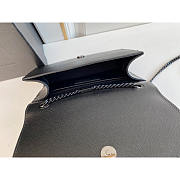 YSL Kate Black Leather Shoulder Bag 20x13.5x5.5cm - 6