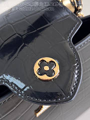 Louis Vuitton LV Capucines Mini Black Crocodile 21 x 14 x 8 cm - 5