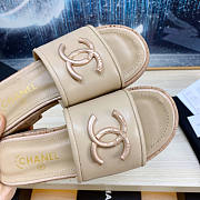 Chanel Beige Slides 01 - 3