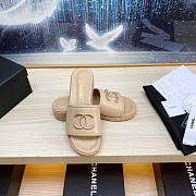 Chanel Beige Slides 01 - 4