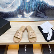 Chanel Beige Slides 01 - 2