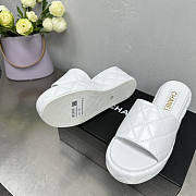 Chanel White Sandal 6.5cm - 2