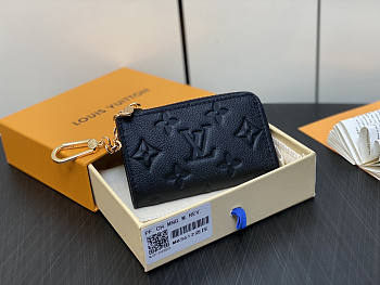 Louis Vuitton LV Noa Key Holder Black 11 x 7 x 1.5 cm