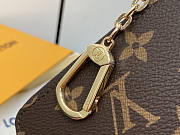 Louis Vuitton LV Noa Key Holder Monogram Brown 11 x 7 x 1.5 cm - 5