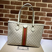 Gucci Ophidia Tote Bag Beige 38x28x14cm - 3