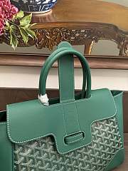 Goyard Saigon Tote Bag Green 34x25x16cm - 4