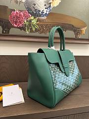 Goyard Saigon Tote Bag Green 34x25x16cm - 3