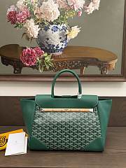 Goyard Saigon Tote Bag Green 34x25x16cm - 2