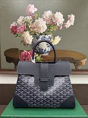 Goyard Saigon Tote Bag Navy Blue 34x25x16cm - 1